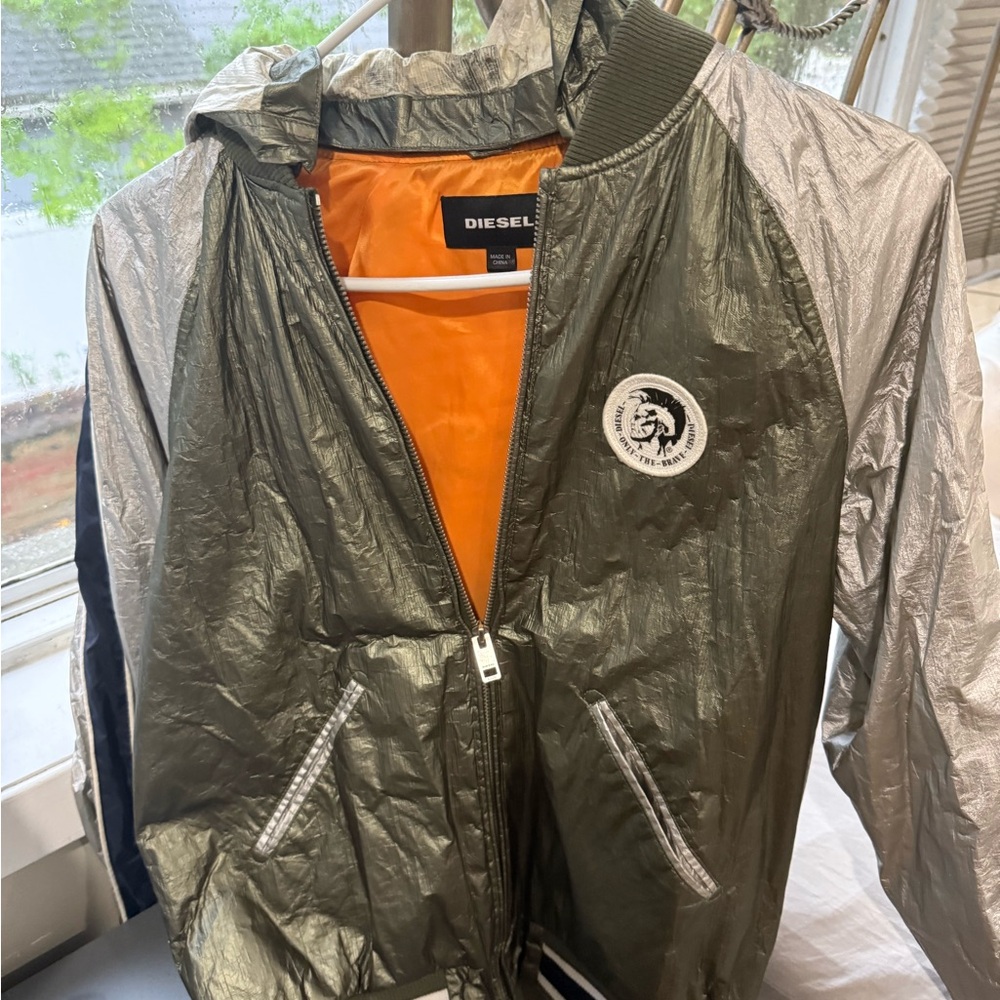 Diesel Metallic Bomber Jacket